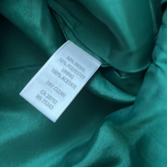 ✨ Will Smith Emerald Green Wool Mini Skirt — Size 4 ✨ - Picture 3 of 4